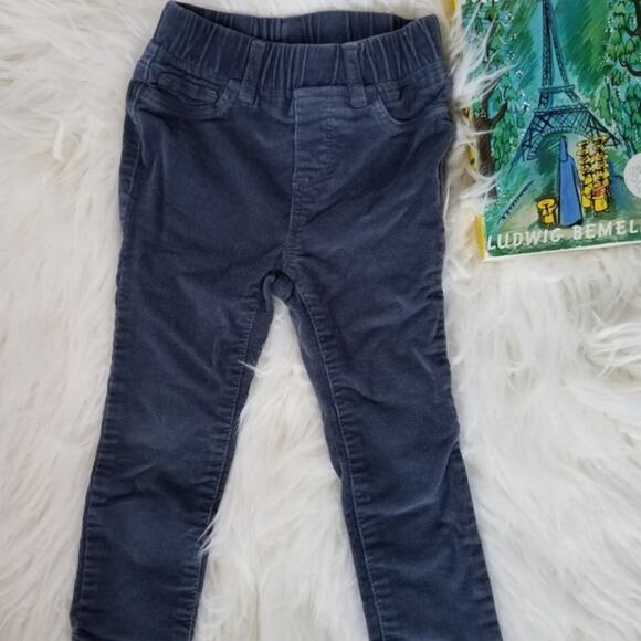 Baby Gap Corduroy Jeggings Slate Gray Size 2 Girl - Picture 1 of 6